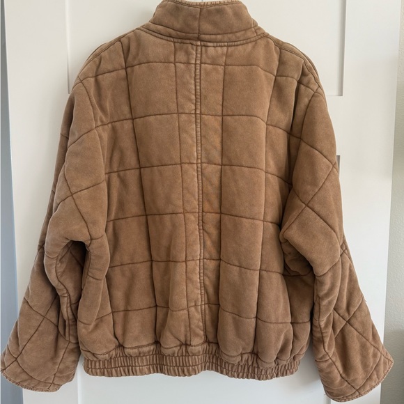 Free People DolmanTan Quilted Jacket - Picture 3 of 9